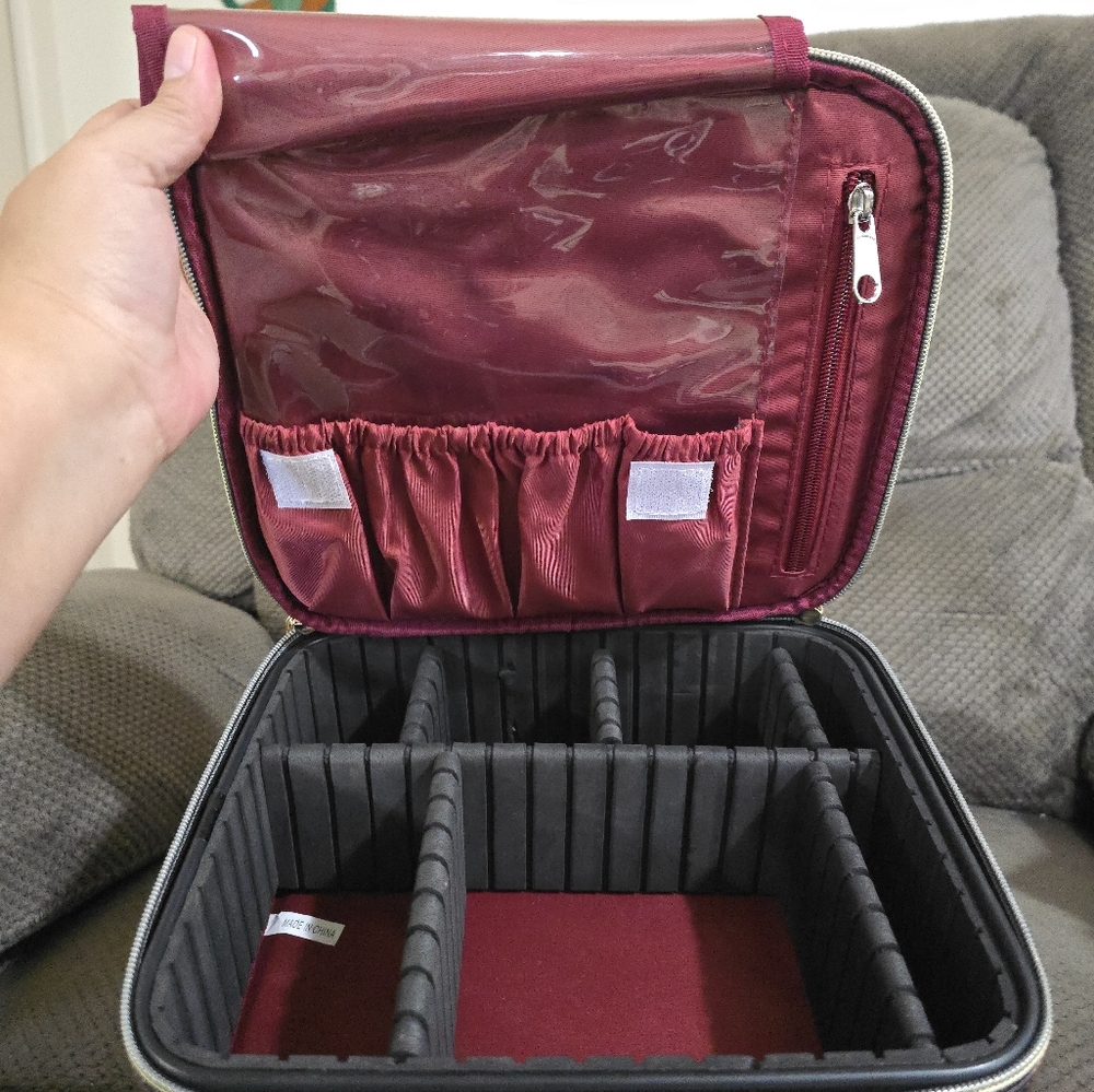 Brown Checkered Men's Bag - Picture 4 of 6